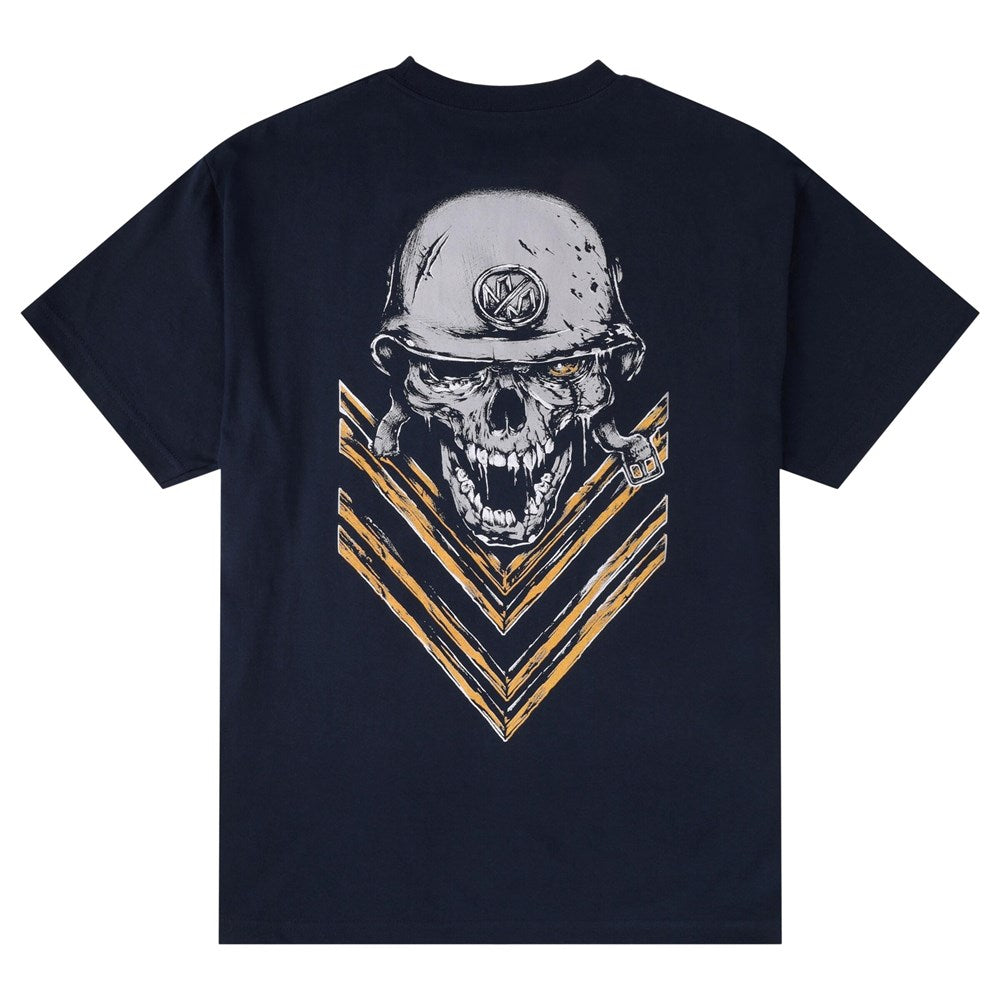Metal Mulisha Death Troop Graphic T-Shirt for Men - Skull & Crossbones Design - Streetwear & Motorcycle Riding Apparel