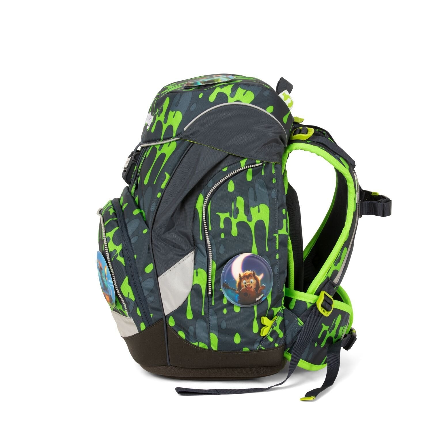 Ergobag School Backpack Set - 6 Piece Kids Backpack with Pencil Case & Accessories for Boys & Girls | Perfect for Elementary Students, Daycare & Travel