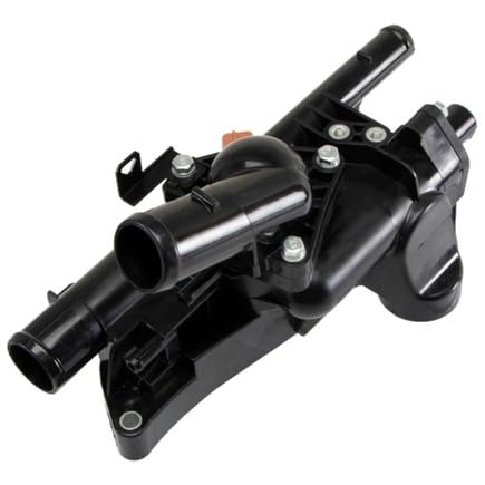 Nobrandname 86236 Engine Coolant Water Outlet & Thermostat Housing Kit with Thermostat - Replacement for Car Engine Cooling System - Perfect for DIY Auto Repair & Maintenance