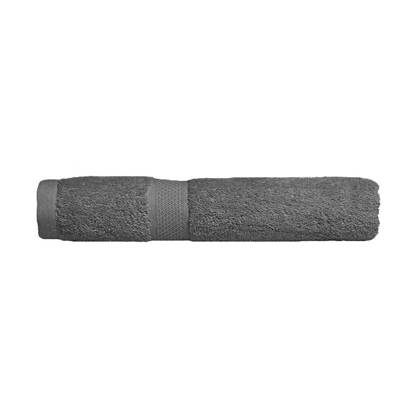 Premium 100% Combed Cotton Charcoal Bath Towels - Soft, Absorbent & Quick-Drying Hand Towels for Bathroom, Gym, Spa & Travel