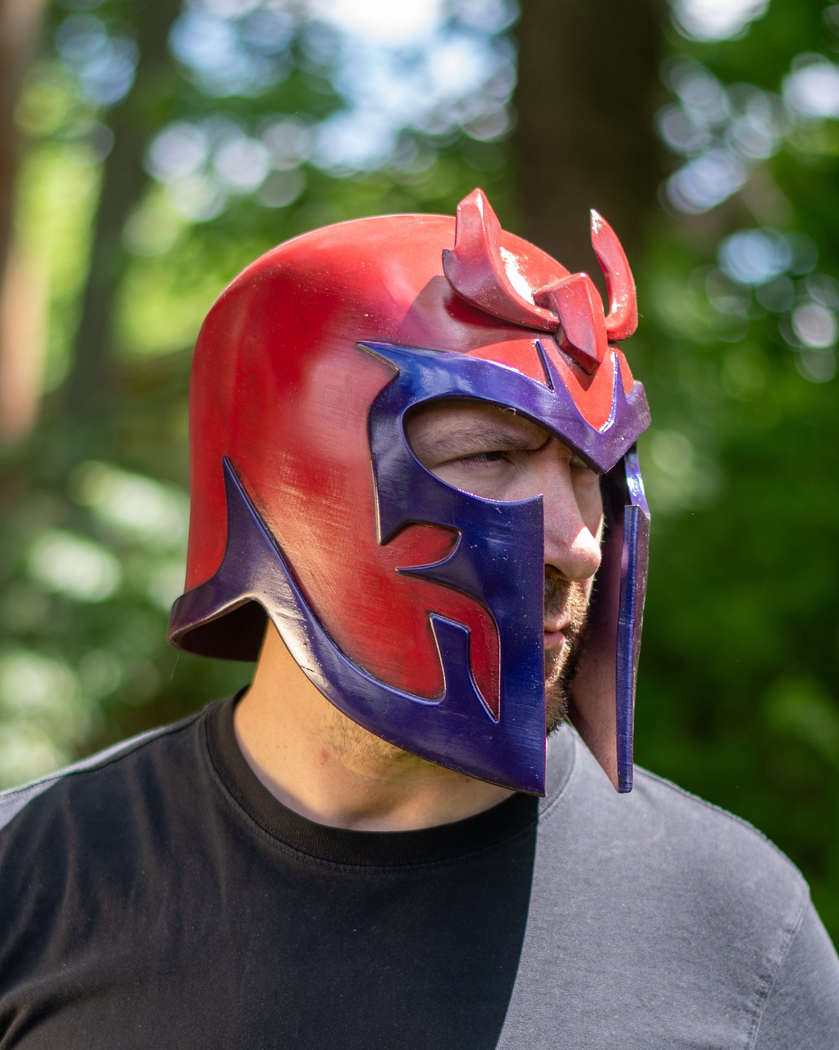 Magneto Helmet - Mutant Leader's Barbute Helm Costume Replica for Cosplay, Halloween & Comic Con | X-Men Movie Collectible Gift for Fans