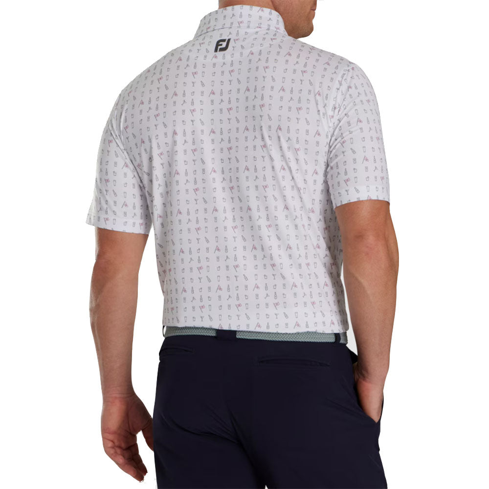 FootJoy 19th Hole Lisle Men's Golf Polo Shirt - Moisture Wicking & UV Protection for Comfortable Golfing & Casual Wear