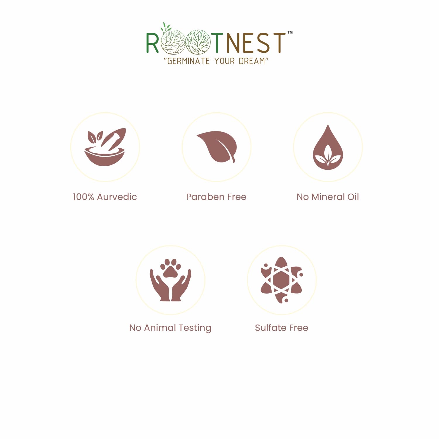 ROOTNEST Tea Tree Anti Acne Face Serum - Natural Ayurvedic Formula with Tea Tree Oil, Neem & Aloe Vera | Treats Pimples, Blackheads & Acne Breakouts | 30ml | Perfect for Oily & Acne-Prone Skin | Use Daily for Clear, Healthy Complexion