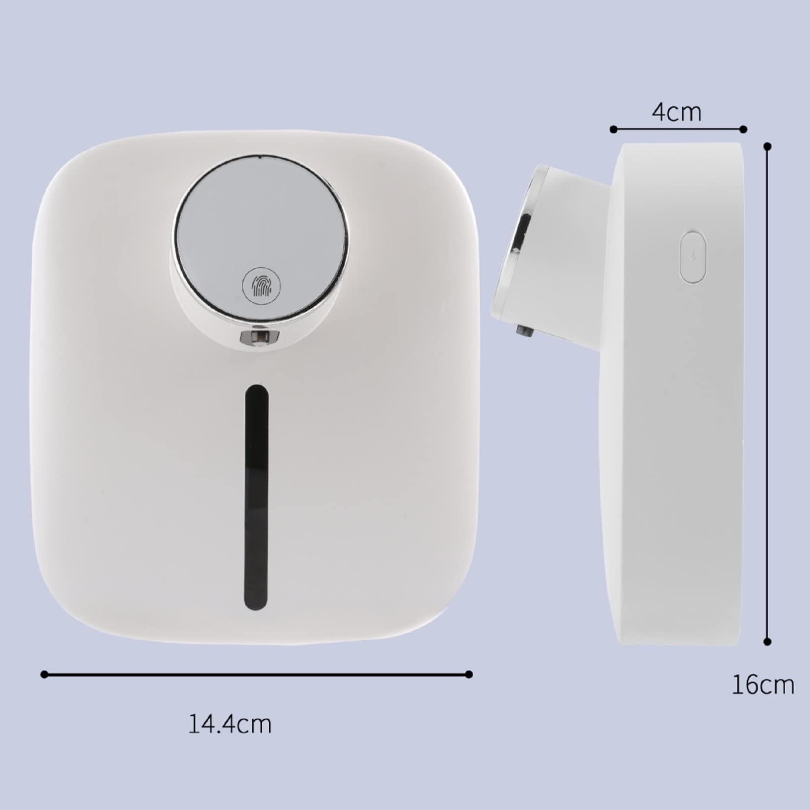 Automatic Touchless Soap Dispenser 320ml - Rechargeable Wall Mount Hand Sanitizer Dispenser for Bathroom, Kitchen & Hotel | Pink | Hygienic Hands-Free Solution for Home, Office & Public Spaces | No-Touch Technology Prevents Germ Spread - Perfect for High-Traffic Areas, Restaurants, Hospitals, Schools, Gyms & Workplaces | Ideal for Daily Hand Hygiene & Public Safety | Great for Pandemic Prevention, Contactless Cleaning & Modern Smart Homes