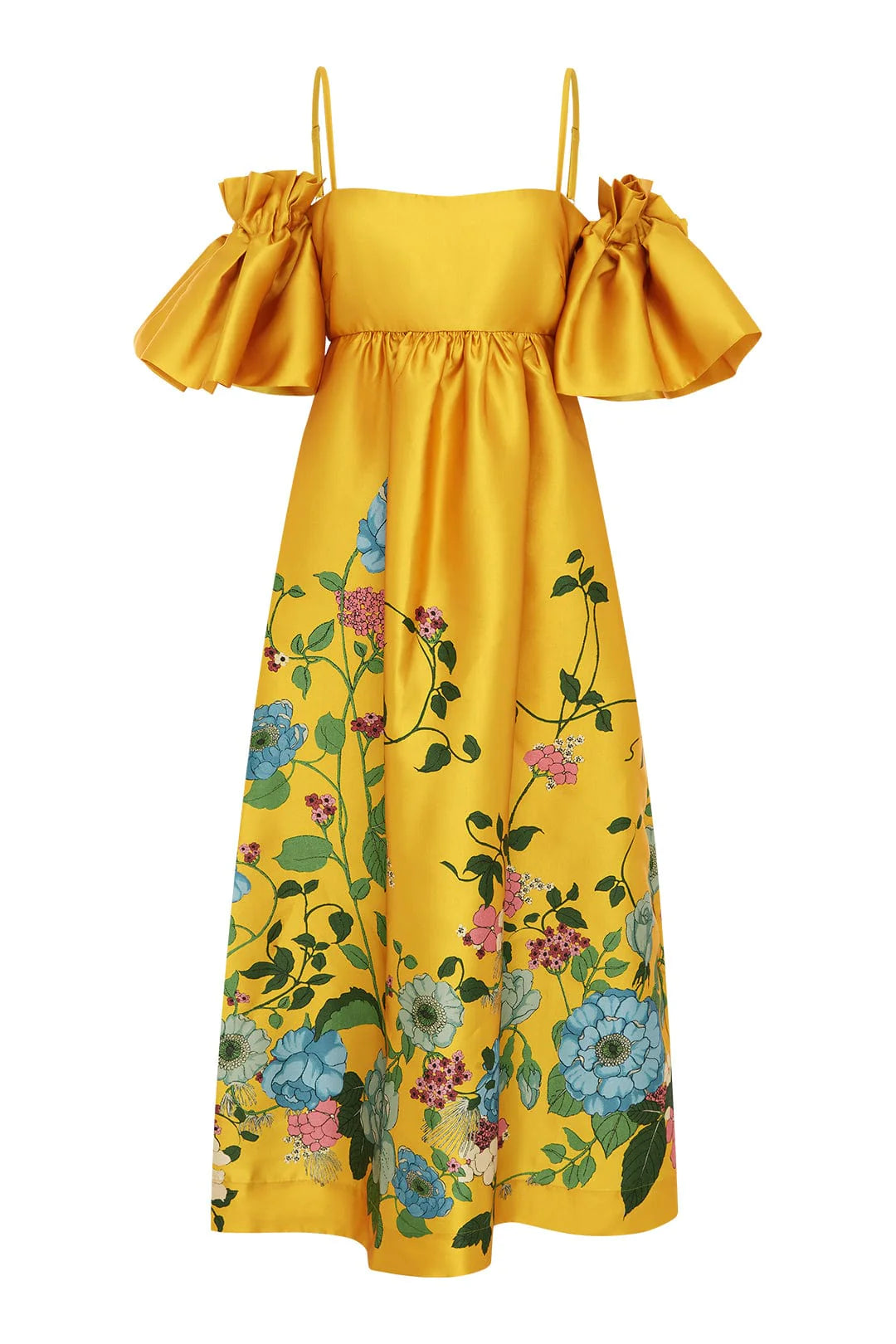 Dana Midi Dress for Women - Flowy Summer Dress with Floral Print | Perfect for Beach Vacations, Date Nights & Casual Outings