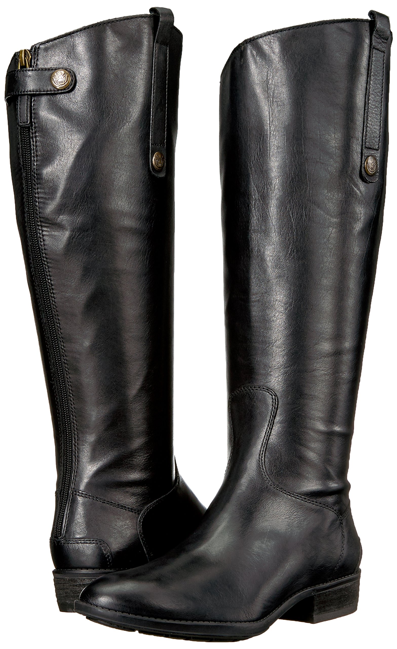 Sam Edelman Women's Penny Leather Riding Boots – Stylish & Comfortable Knee-High Boots for Fall & Winter | Perfect for Casual Outfits, Horseback Riding & Outdoor Activities