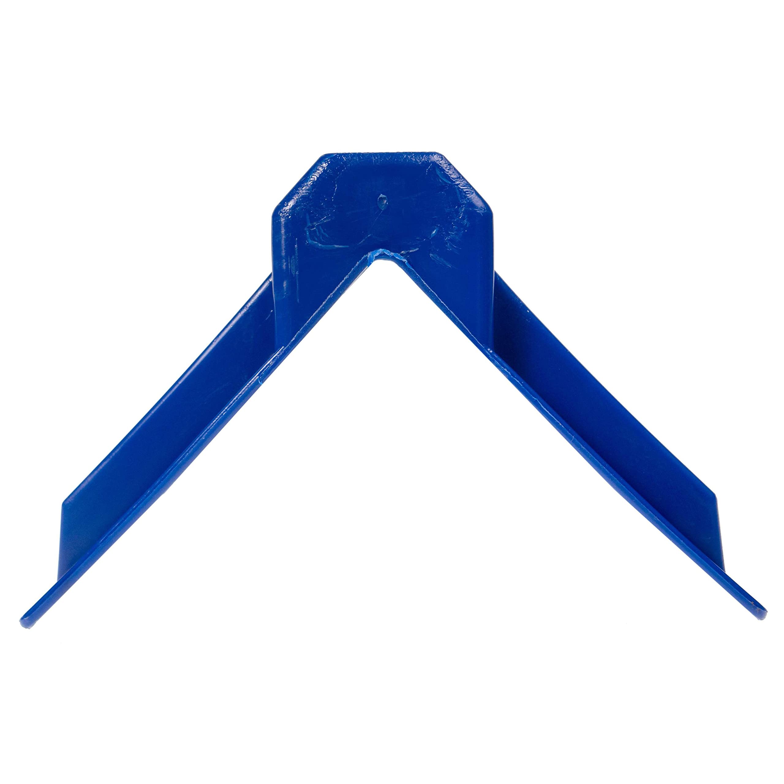 US Cargo Control Blue Plastic Corner Protectors - 4 Inch Wide Webbing Compatible for Cargo & Strap Protection - Prevent Edge Damage & Extend Strap Lifespan - 100 Pack - Ideal for Shipping, Moving & Trucking Applications