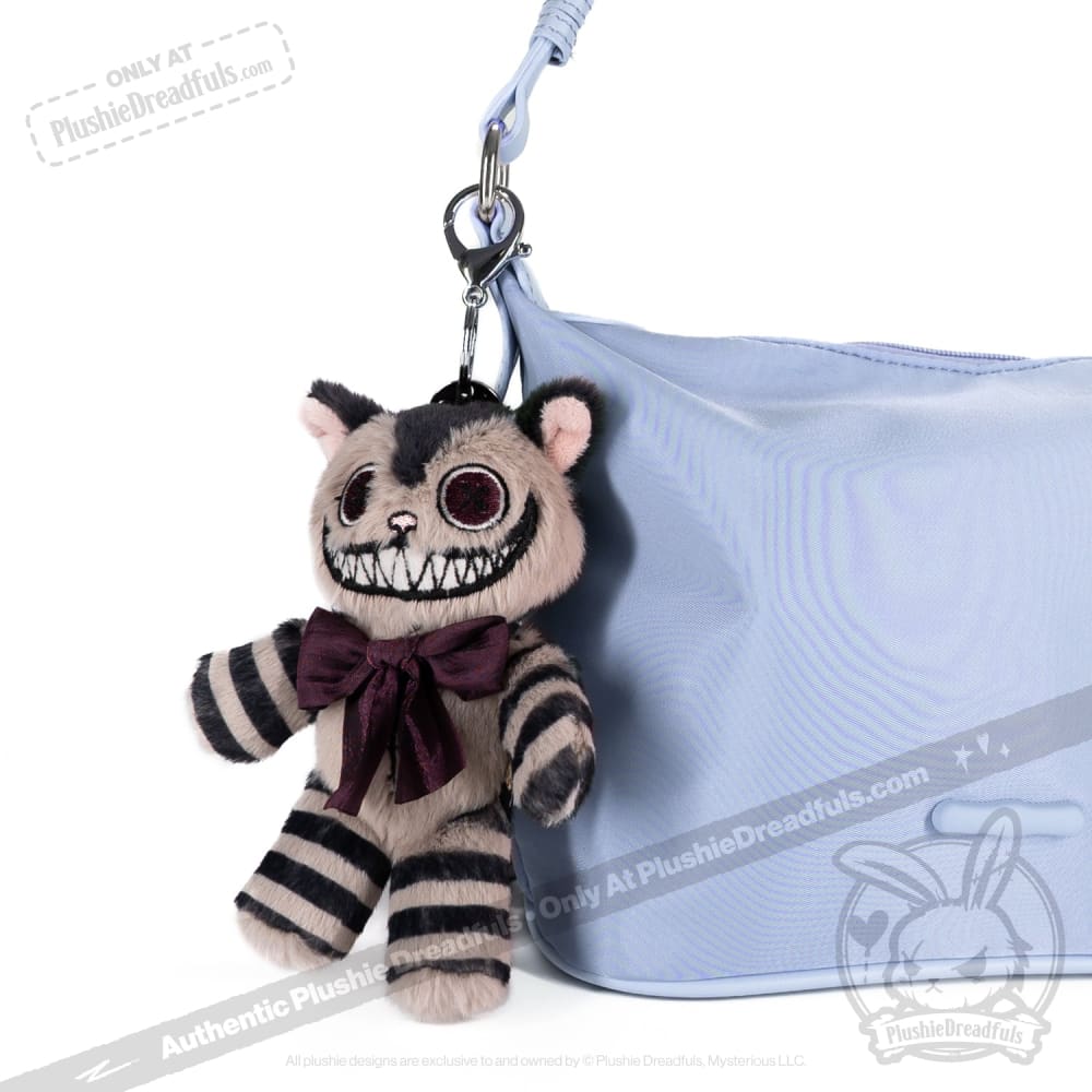 Victorian McGee's Alice in Wonderland Cheshire Cat Plush Keychain - Cute Collectible Accessory for Disney Fans, Gifts & Backpack Decor