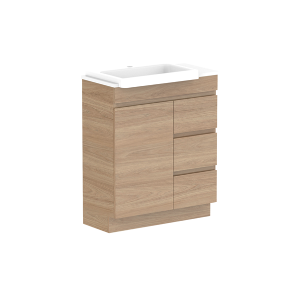 ADP Glacier Pro Semi Recessed Vanity Set with Solid Surface Top - 24