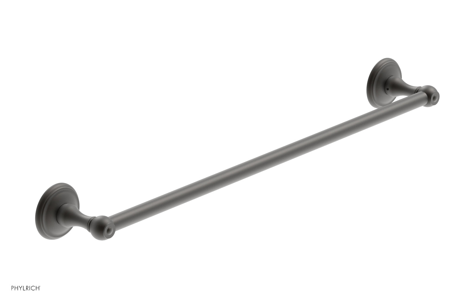 3RING 24-Inch Brushed Nickel Towel Bar - Heavy Duty Bathroom Towel Rack for Kitchen, Bathroom, and Laundry Room - KGB70