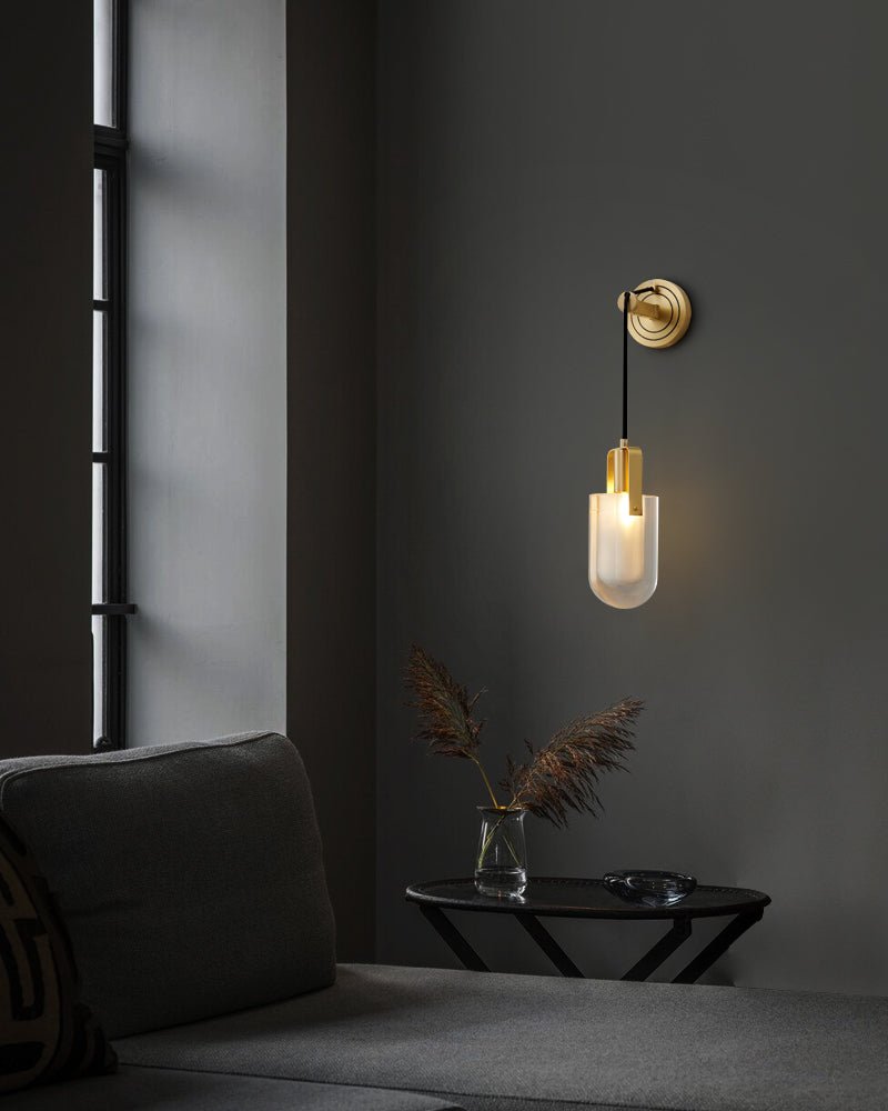 Ecliptique Series Modern Wall Lamp - Sleek LED Sconce Lighting for Bedroom, Living Room & Hallway - Energy Efficient Home Decor