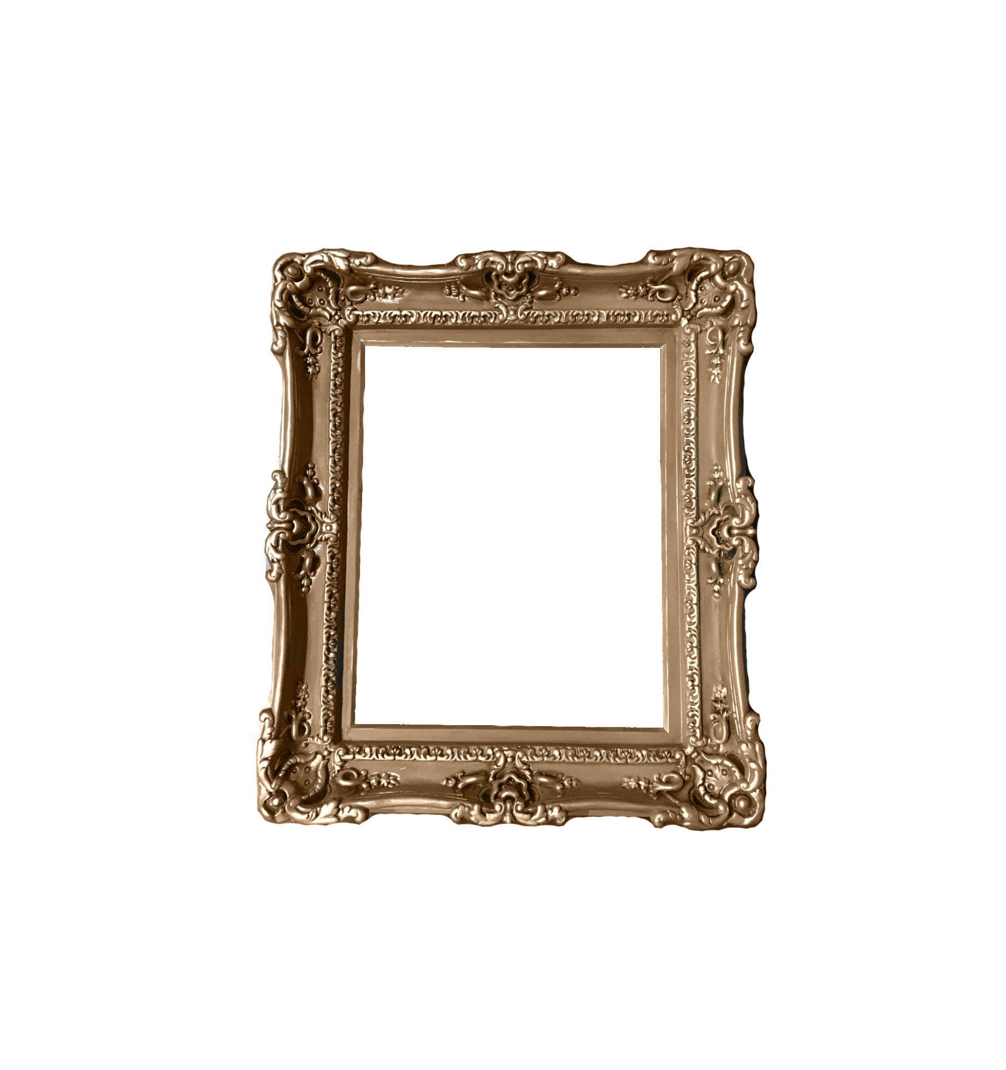 20x24 Inch Brown Vintage Baroque Picture Frame - Elegant Antique Wooden Photo Frame for Artwork, Wall Decor, Living Room & Bedroom Display