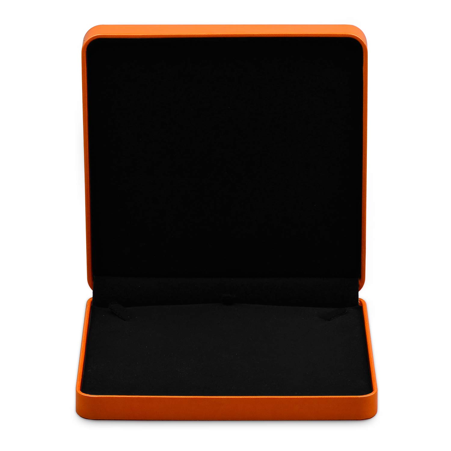 Oirlv Premium Leather Chunky Necklace Gift Box - Jewelry Display Holder for Necklaces, Bracelets & Rings - Perfect for Jewelry Showcase, Storage & Gifting