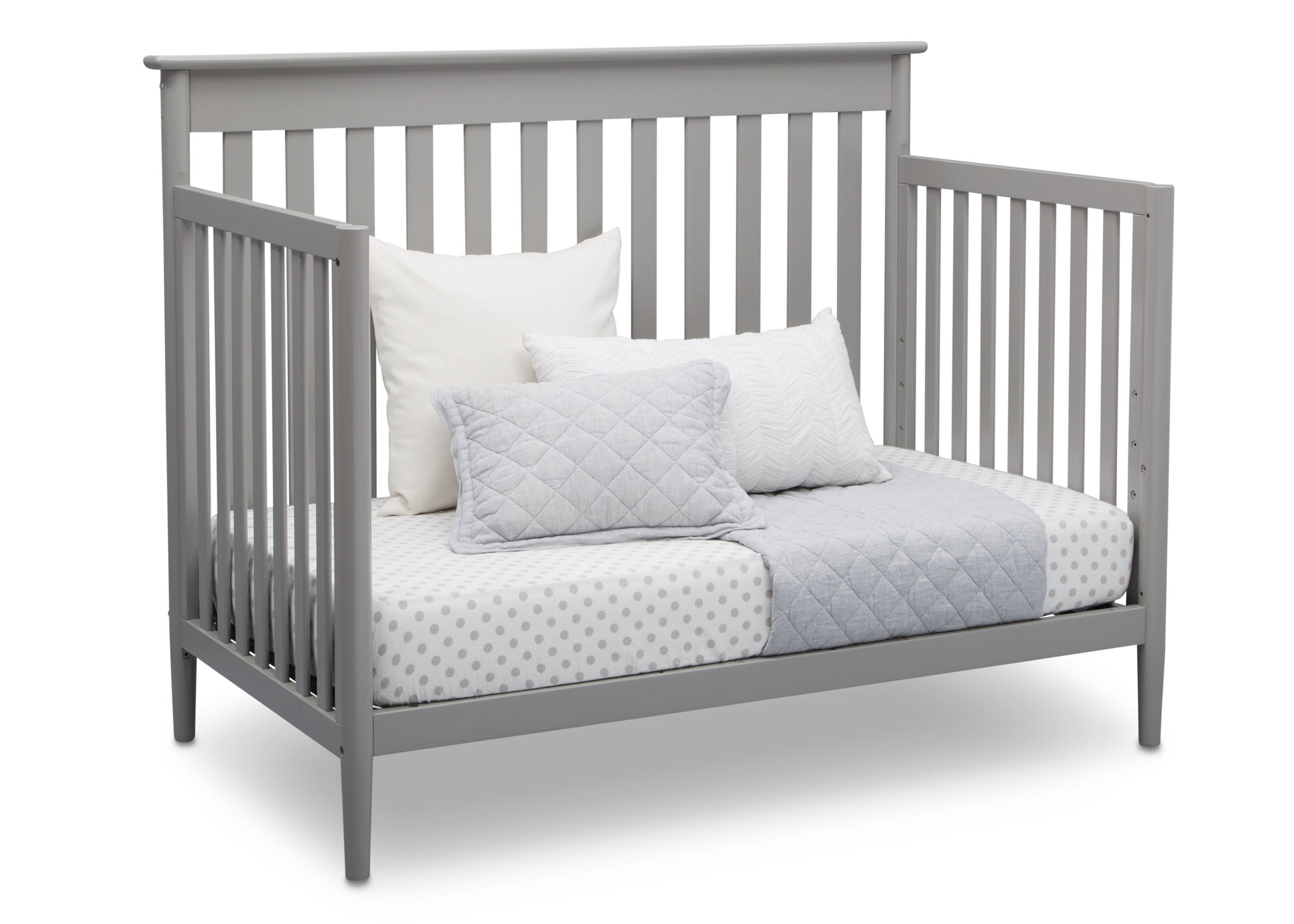 Greyson Signature 4-in-1 Convertible Baby Crib - Toddler Bed, Daybed & Full-Size Bed - Safe & Stylish Nursery Furniture for Newborns to Teens - Perfect for Small Spaces & Modern Nurseries