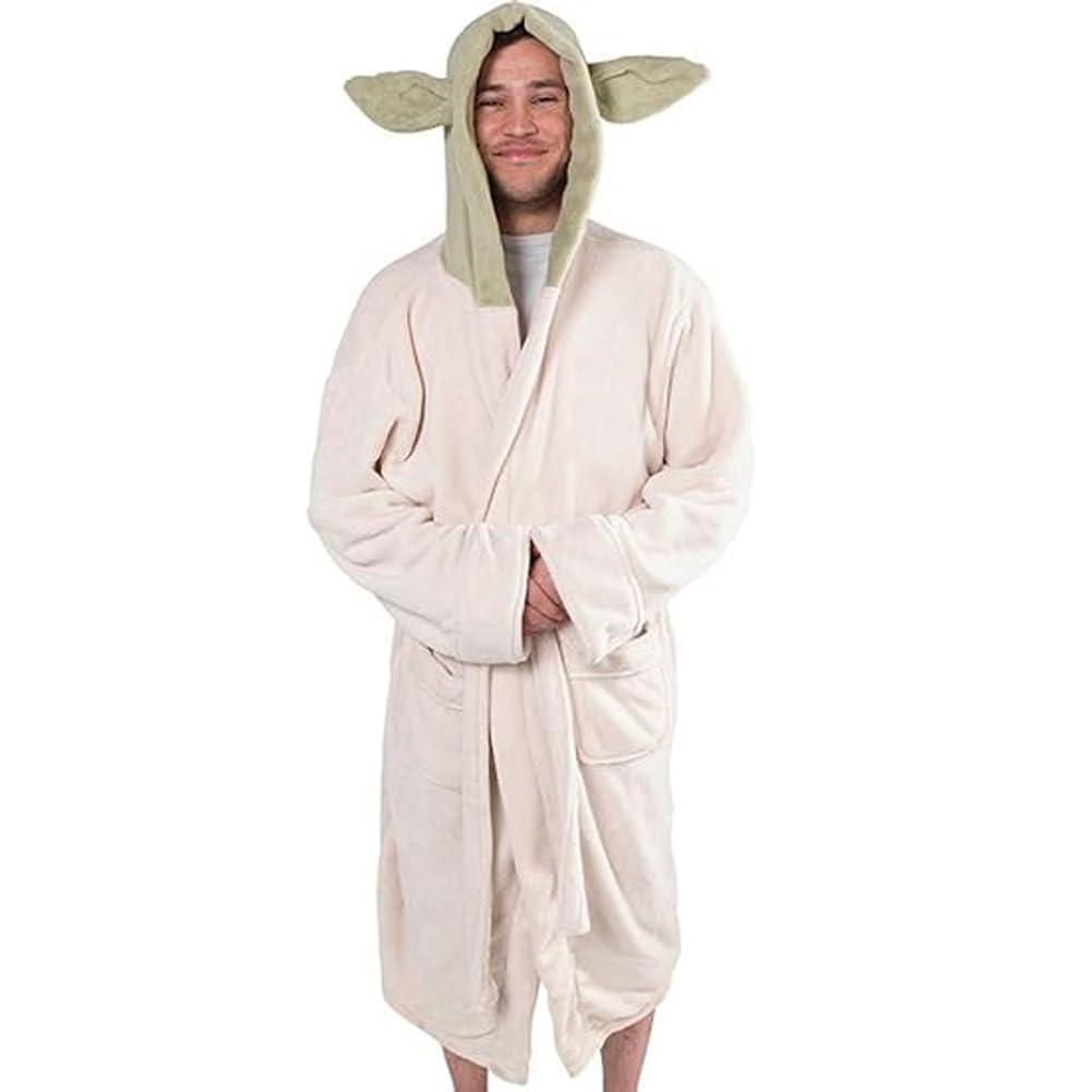Halloween Costume Adult Robe - Soft Bathrobe for Cosplay & Loungewear - Perfect for Halloween Parties, Spa Days & Relaxing at Home