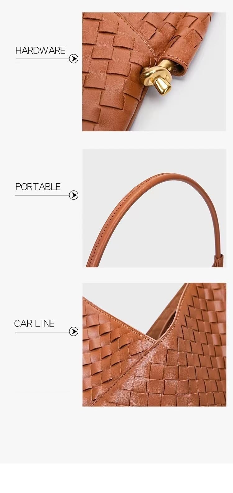 Large Bisadon Hobo Bags for Women - Soft Leather Tote Bag with Big Capacity, Stylish Shoulder Purse | Perfect for Work, Travel & Everyday Use