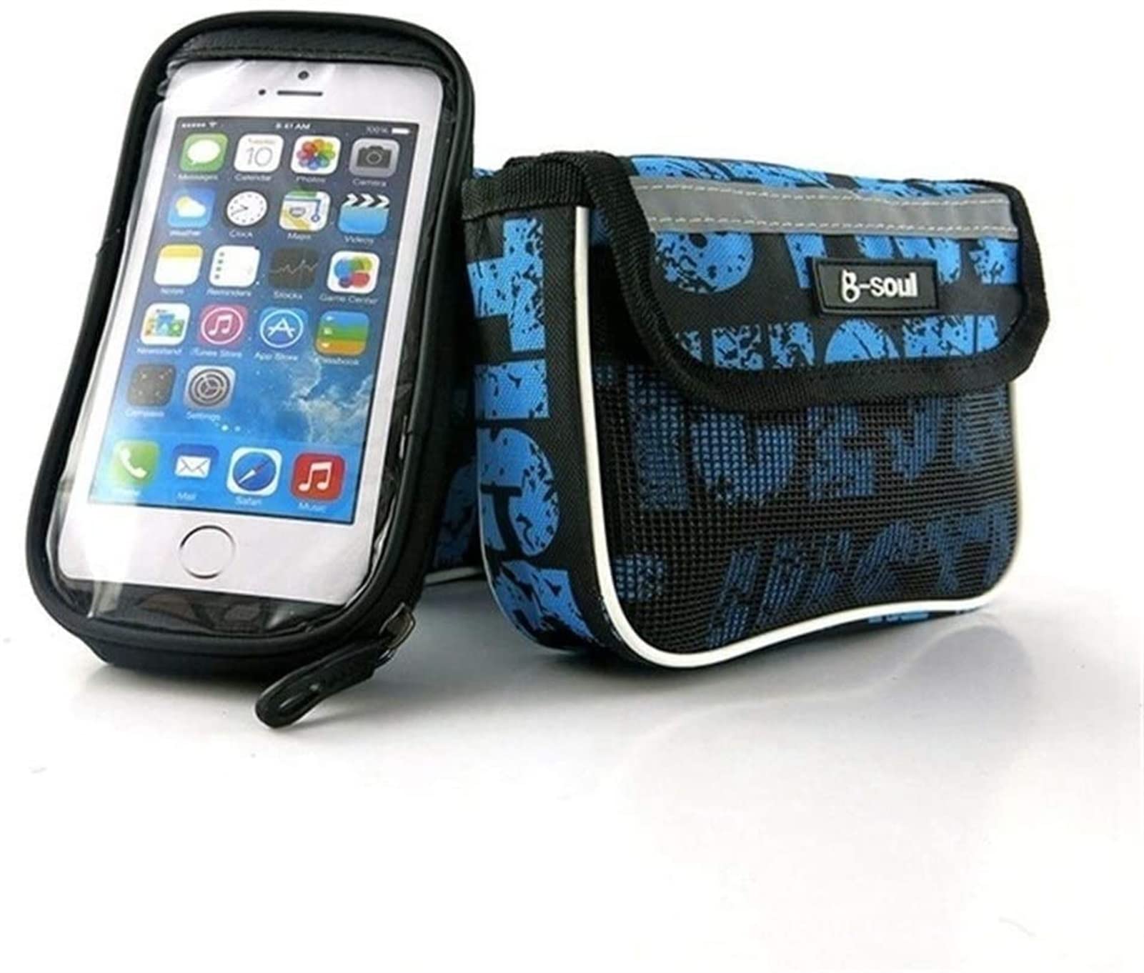 BANGDIAN Universal Bike Bag - Waterproof Top Tube & Handlebar Bicycle Bag for Mountain Bikes, Large Capacity Touchscreen Phone Storage - Perfect for Cycling Commutes, Outdoor Adventures & Bike Tours