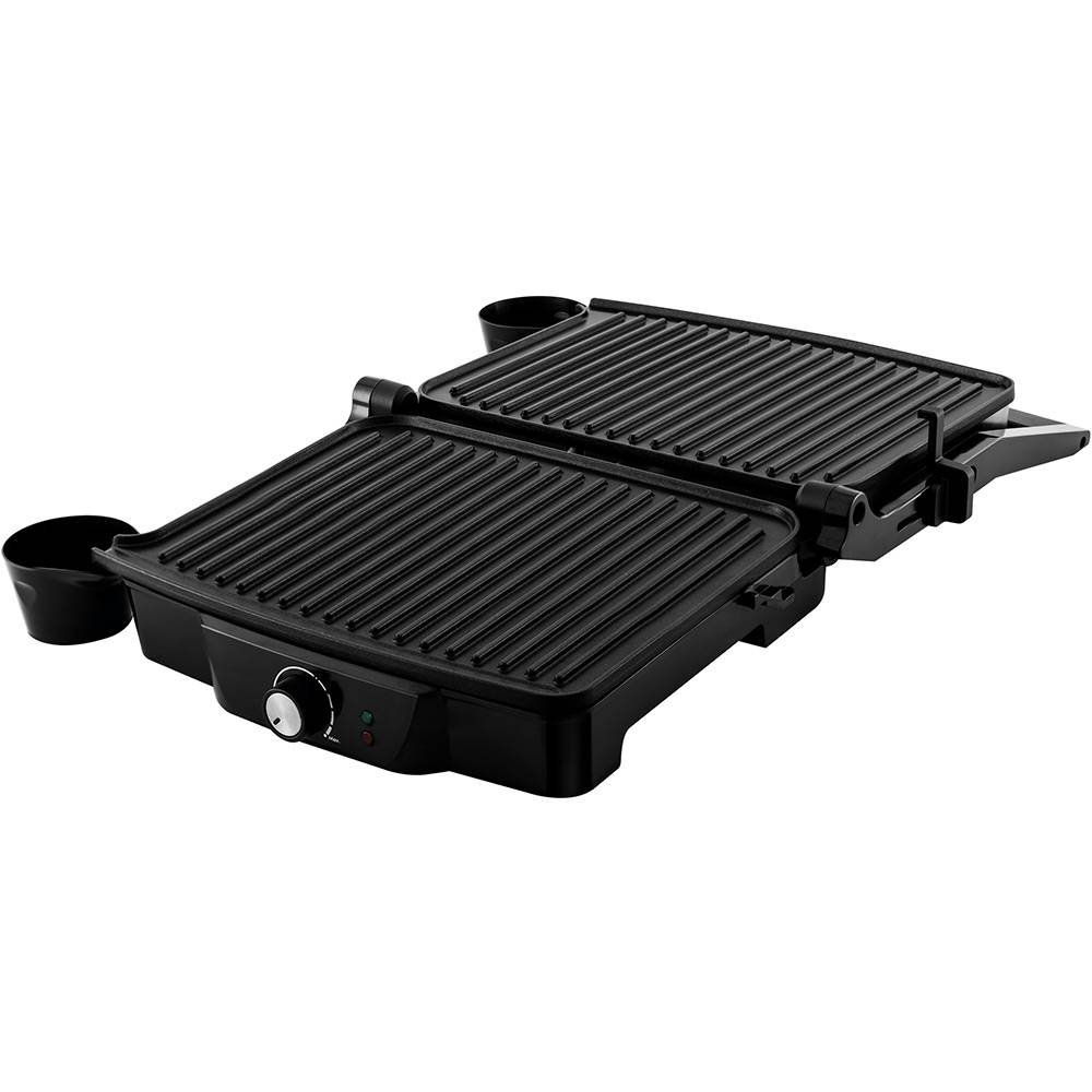 Britânia 180 Grill Press - 1830W Electric Sandwich Maker & Panini Press - Black 220V - Perfect for Home, Office & Outdoor Cooking
