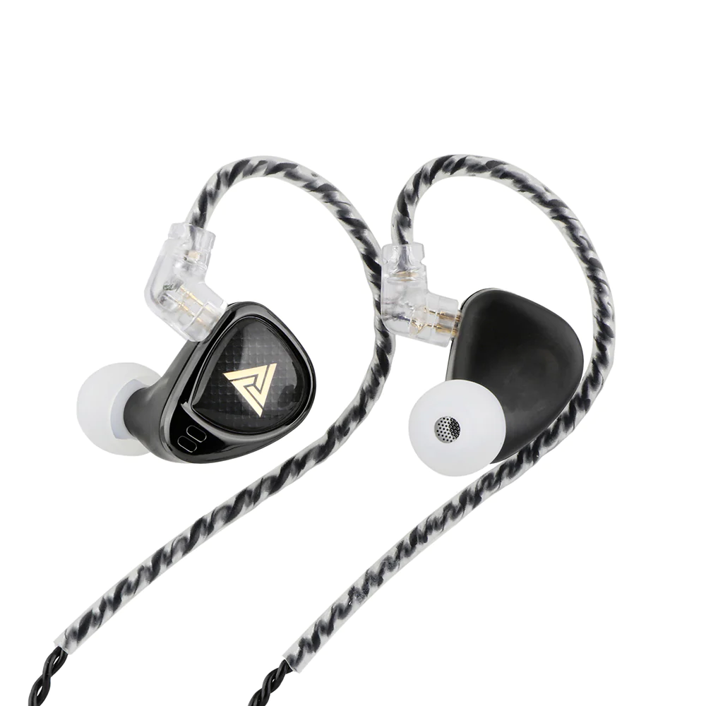 QKZ x HBB Khan Universal In-Ear Monitor Headphones - High Resolution Audio, Noise Isolation for Musicians, Audiophiles & Gamers - Perfect for Studio Recording, Live Performances & Gaming Sessions