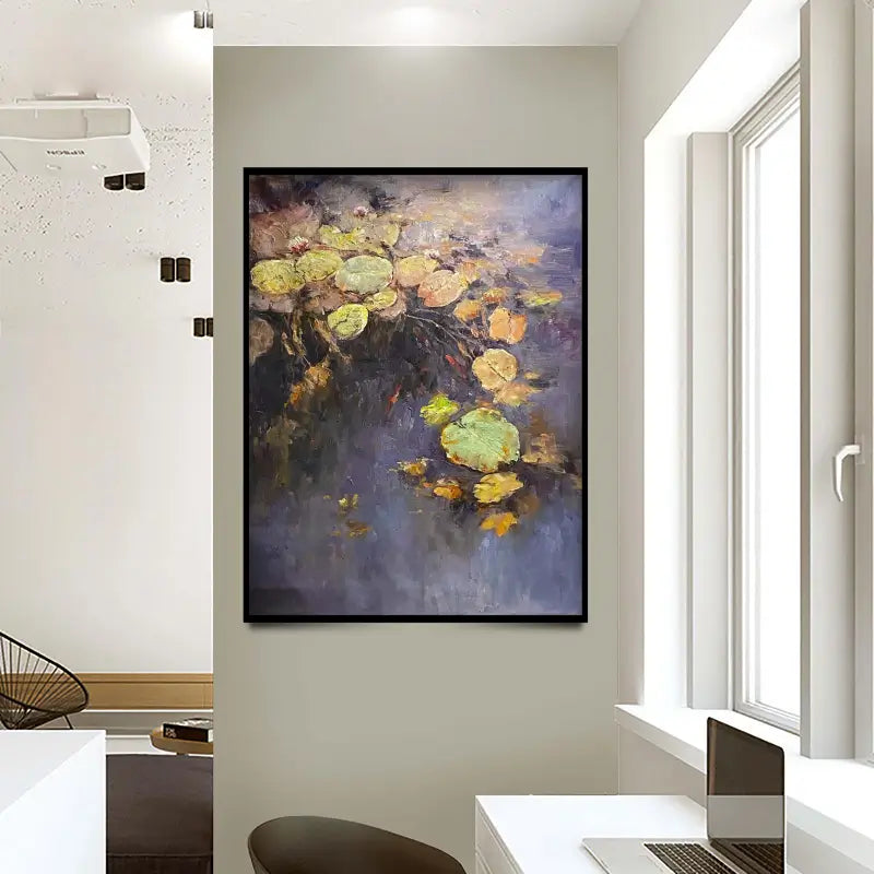 Flower And Tree Painting #FT 014 - Handmade Canvas Artwork for Home & Office Decor | Perfect for Living Room, Bedroom Wall Decoration