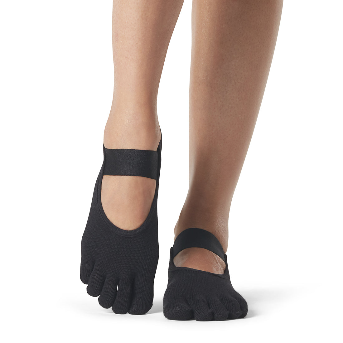 ToeSox Mia Grip Yoga Socks - Non-Slip Grip Socks for Pilates, Barre & Dance - Improve Balance & Stability During Workouts