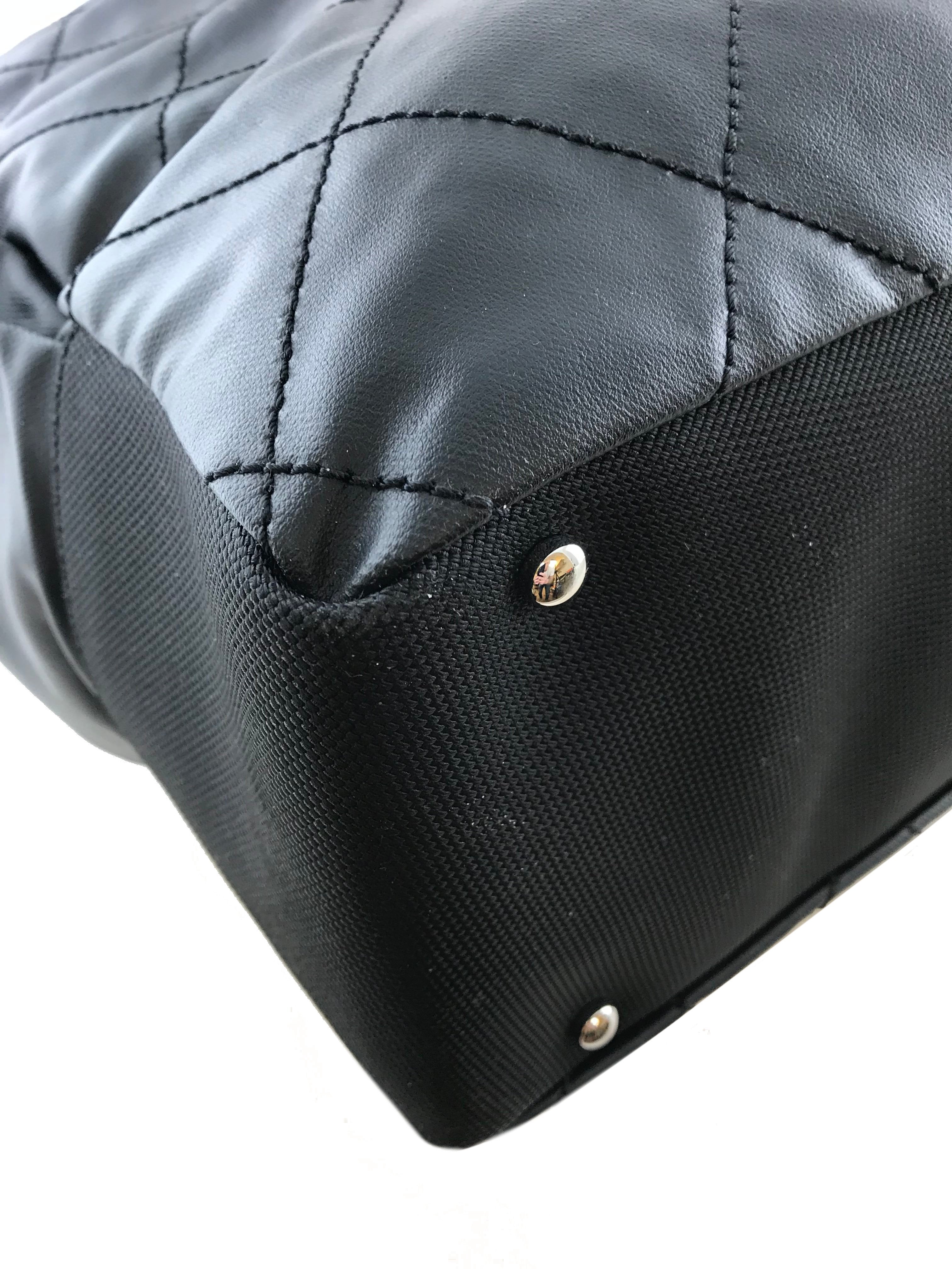 Chanel Quilted Coated Canvas Paris Biarritz Weekender Travel Bag - Luxury Designer Tote for Women, Spacious Overnight & Weekend Getaway - Perfect for Travel, Shopping & Business Trips