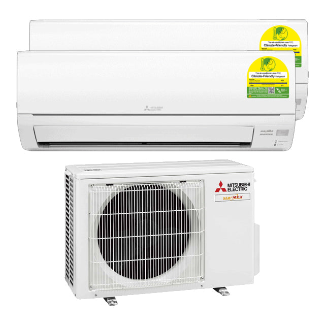 STARMEX SYSTEM 2 AIRCON (9K + 12K BTU) with Free Installation - Energy Efficient Split AC Unit for Home & Office Cooling
