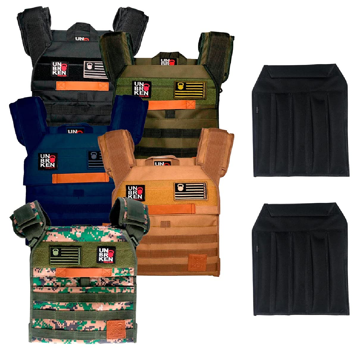 Adjustable Weighted Vest with Sand Plates for Strength Training - CrossFit, Running & Endurance Workouts - Men & Women Fitness Gear - Includes 2 Patches - Perfect for Home Gym, Outdoor Training & Weight Loss