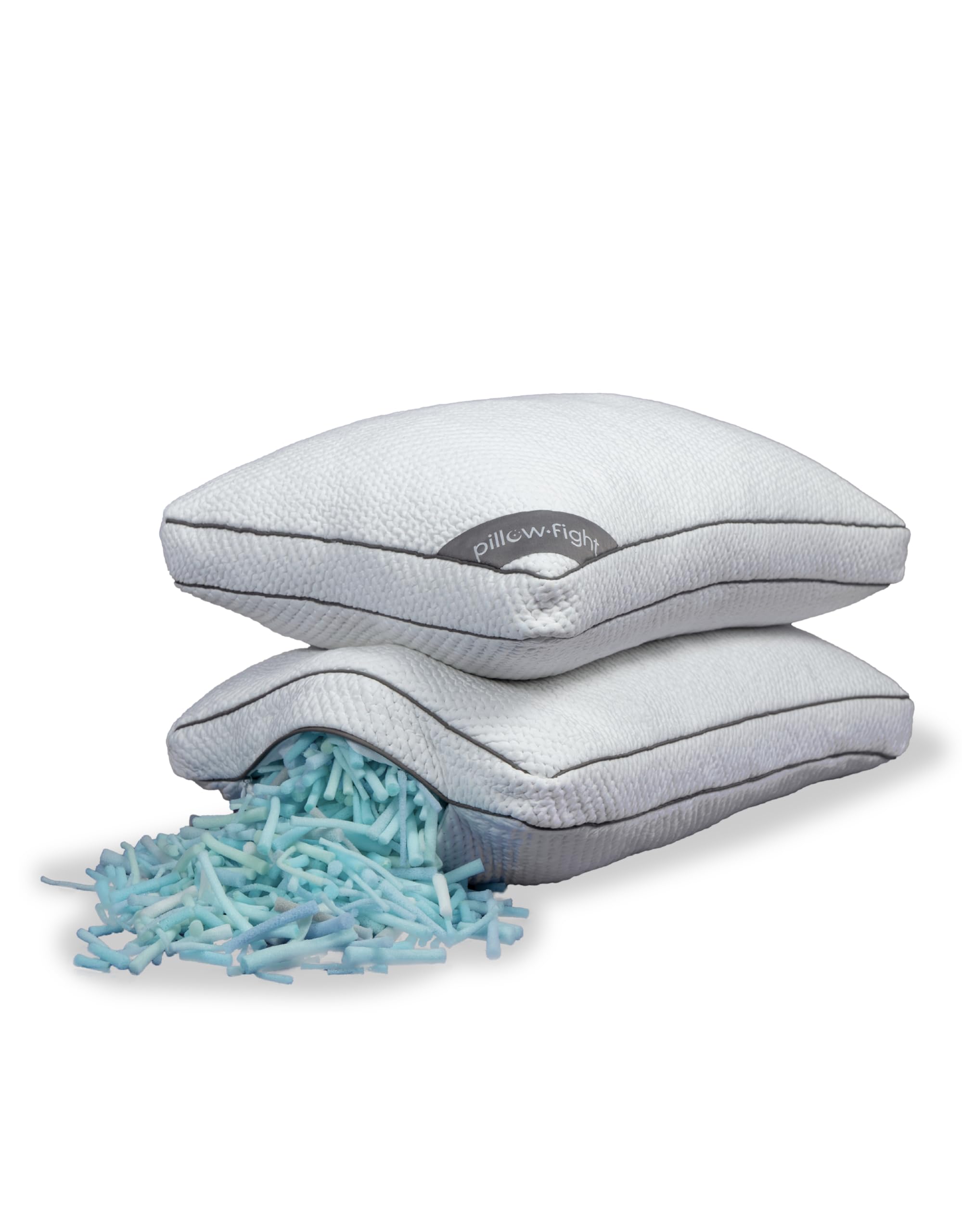 Premium Memory Foam Pillow - Adjustable Cooling King Size Pillows (2 Pack) for Neck Support & Comfort - Ideal for Side Sleepers, Back Pain Relief & Luxury Bedding