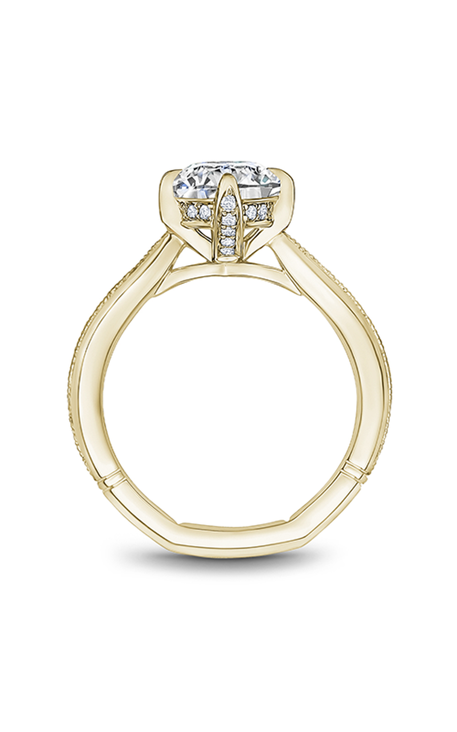 Noam Carver Atelier A013 02YA Diamond Engagement Ring - Elegant Wedding Band for Proposals & Anniversaries