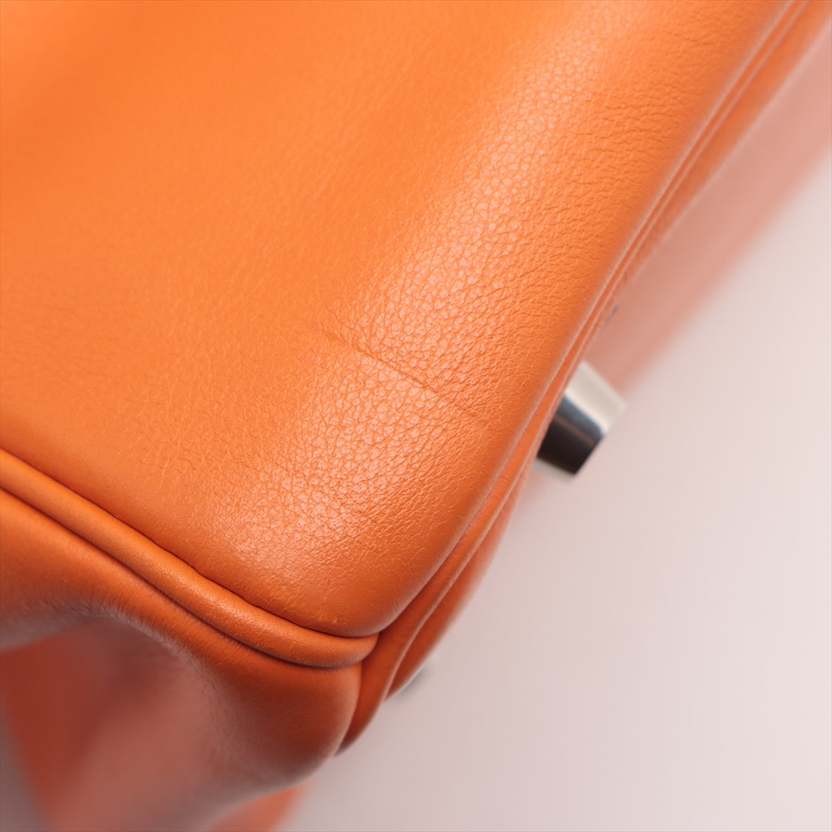 Hermes Birkin 30 Le Tournay Veau Swift Orange Leather Handbag - Premium Luxury Tote Bag for Women - Perfect for Work, Travel & Special Occasions
