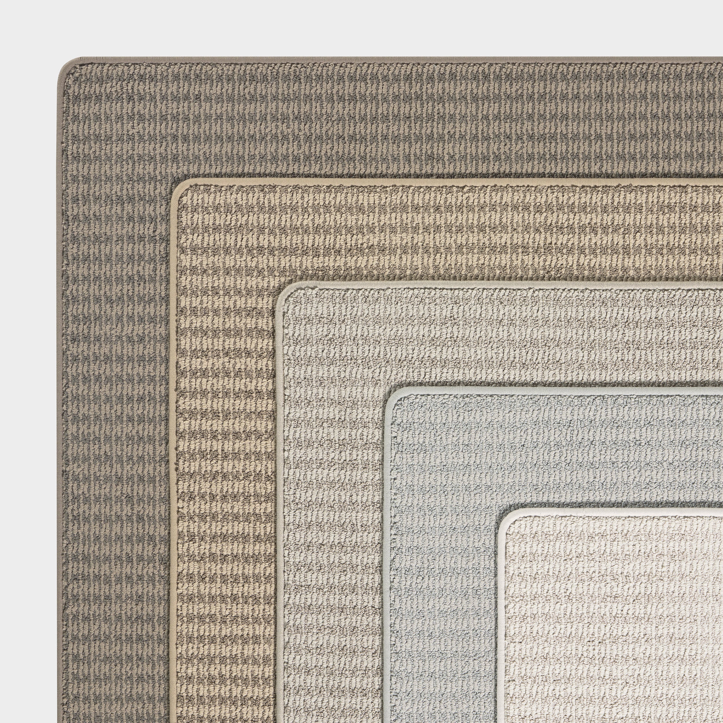 Brant Looped Custom Rug - Light Brown Handmade Area Rug for Living Room, Bedroom & Office Decor