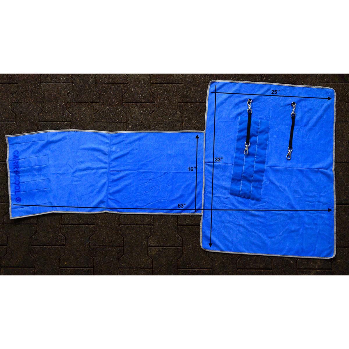 Premium Horse Cooling Kit for Hot Weather - Breathable & Quick-Dry Sport Horse Cooling Gear for Training, Racing & Post-Workout Recovery