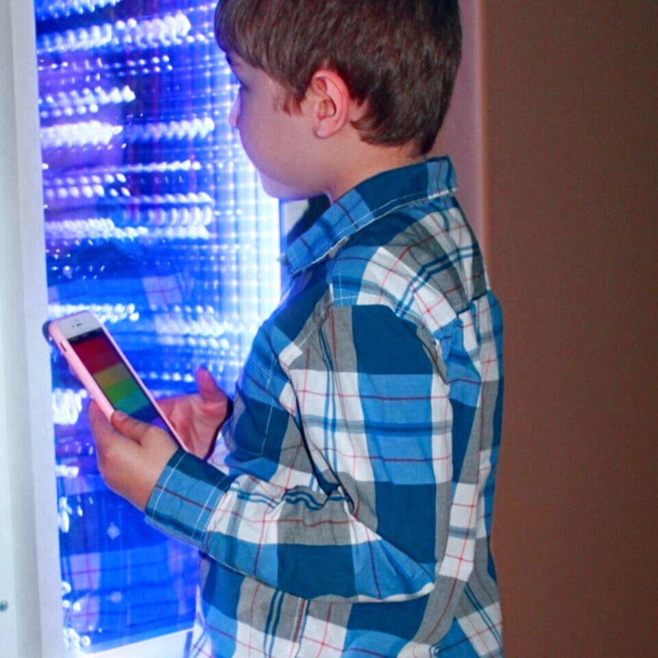 Infinity Bubble Wall - Decorative LED Water Fountain for Home & Office Relaxation - Perfect for Meditation Rooms, Spas, and Waiting Areas