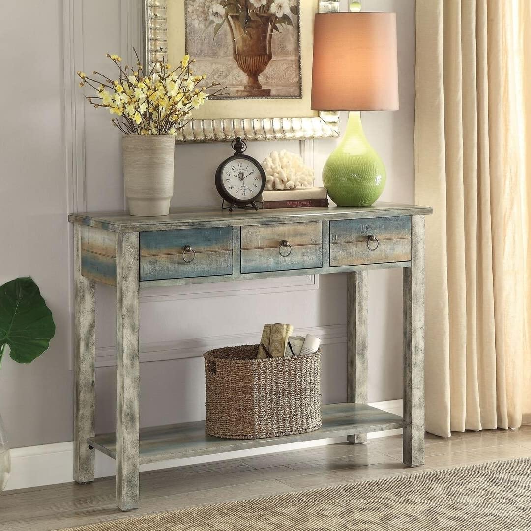 HomeRoots Multicolor Furniture Tables - Stylish & Durable for Living Room, Dining Room & Office
