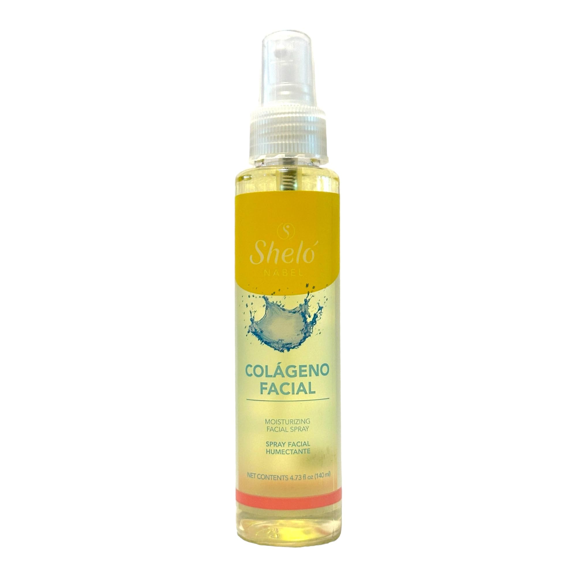 Moisturizing Facial Spray with Collagen - 4.73 fl oz (140ml) Hydrating Face Mist for Dry Skin | Shelo Nabel Hydrating Facial Lotion | Perfect for Daily Skincare, Travel & On-the-Go Refreshment