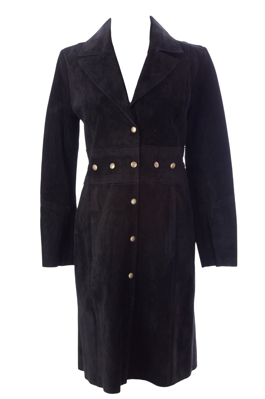 Women's Long Suede Blazer - Maggie Jacket for Office & Evening Wear | Elegant Formal Coat for Business & Special Occasions