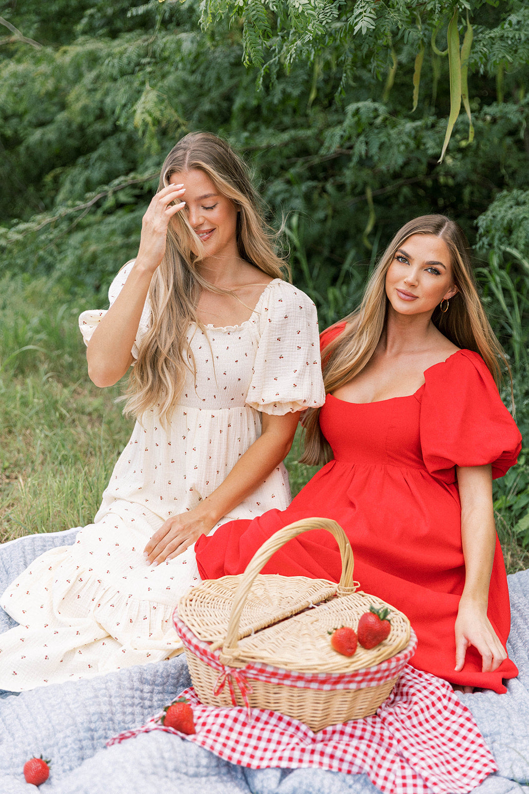 Livvy 100% Cotton Maxi Dress with Cherry Print - Flowy Summer Dress for Women, Beach Cover Up, Vacation Outfit, Casual Boho Chic Style