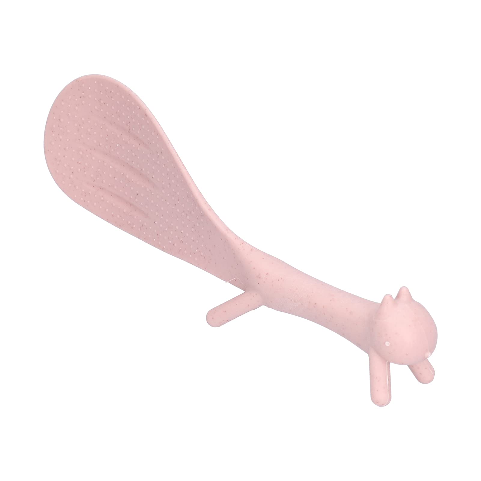 Non-Stick Rice Spoon with Squirrel Shape - Creative Kitchen Tool for Cooking, Serving Rice & Stirring - Perfect for Rice Cookers, Pots & Home Kitchen Use (Pink)