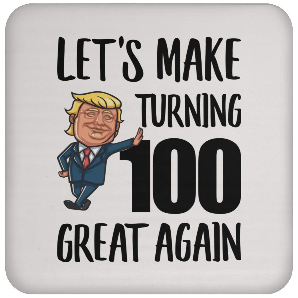 100th Birthday Gifts for Men & Women - Personalized 1919 Born Coaster Set - Perfect for Centenarian Celebration, Christmas 2022 & Anniversary - Great for Home Decor & Party Use