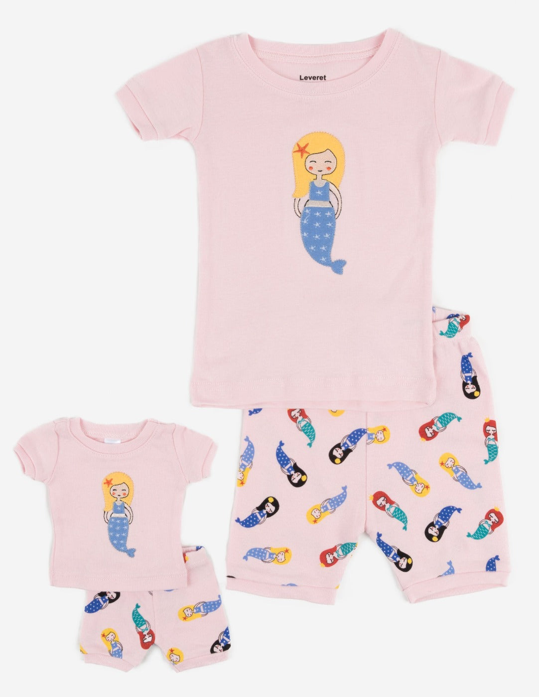 Matching Girl and Doll Cotton Pajama Set - Soft & Comfortable Sleepwear for Kids - Perfect for Bedtime, Playtime, and Photo Shoots