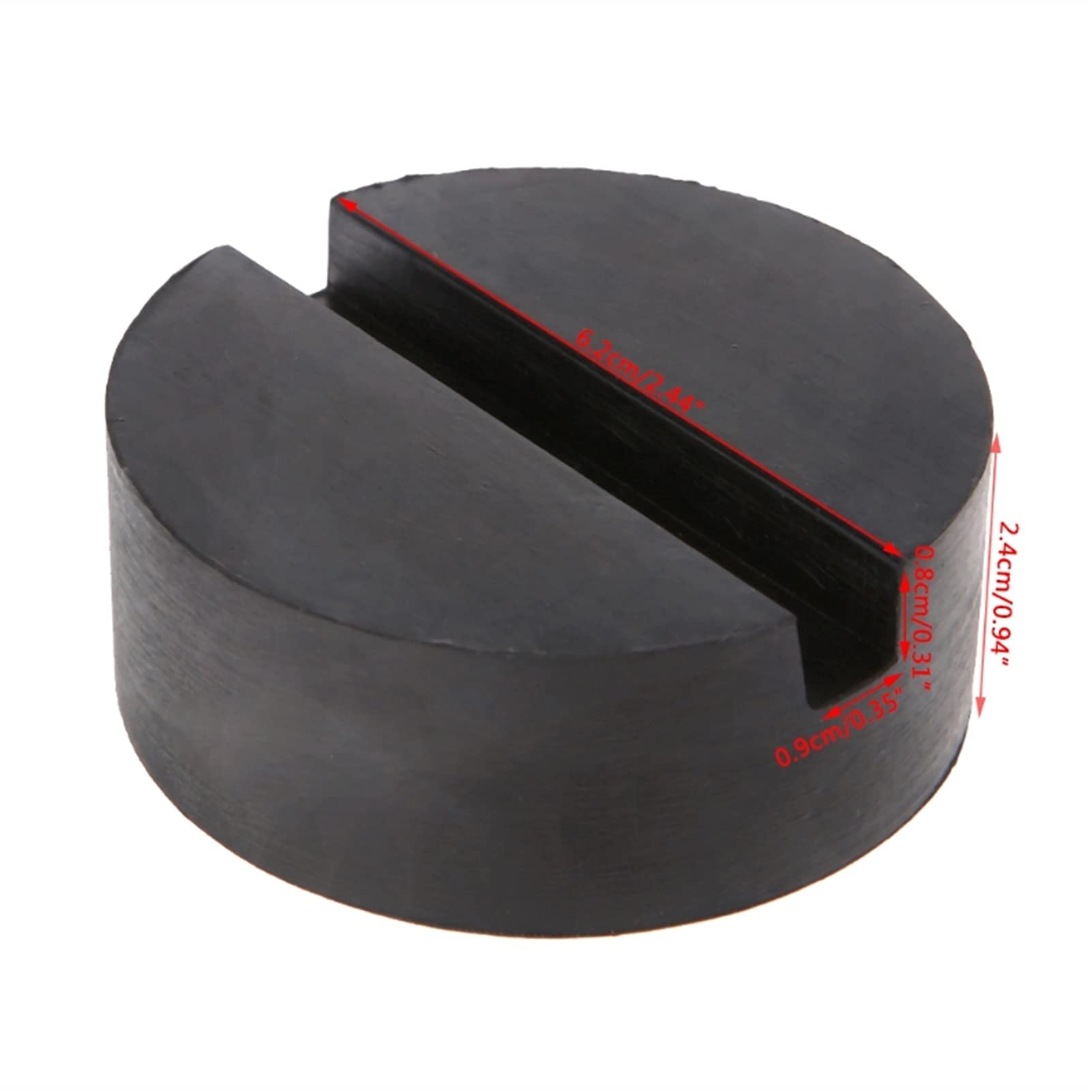 ENDFF Premium 4-Piece 4 Ton Car Lift Jack Stand Rubber Pads - Heavy Duty Enhanced Rubber Blocks for Vehicle Repair & Maintenance - Universal Fit for Car Jacks, Lifting Platforms & Garage Tools (Black) - Perfect for DIY Auto Repairs, Tire Changes & Underbody Maintenance