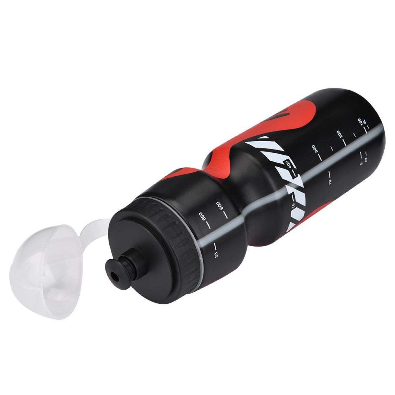 Yosoo 650ML Bike Water Bottle - Leakproof Cycling & Sports Water Bottle with Cage for Mountain Bikes, Road Bikes, Triathlon & MTB - Perfect for Outdoor Workouts, Gym & Hiking