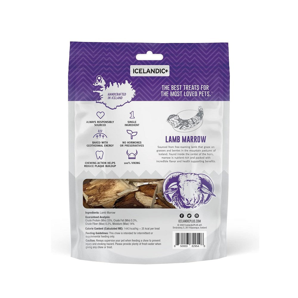 Premium Lamb Marrow Whole Pieces Dog Treats - All-Natural, High-Protein Chews for Dogs - Perfect for Training, Dental Health & Long-Lasting Enjoyment