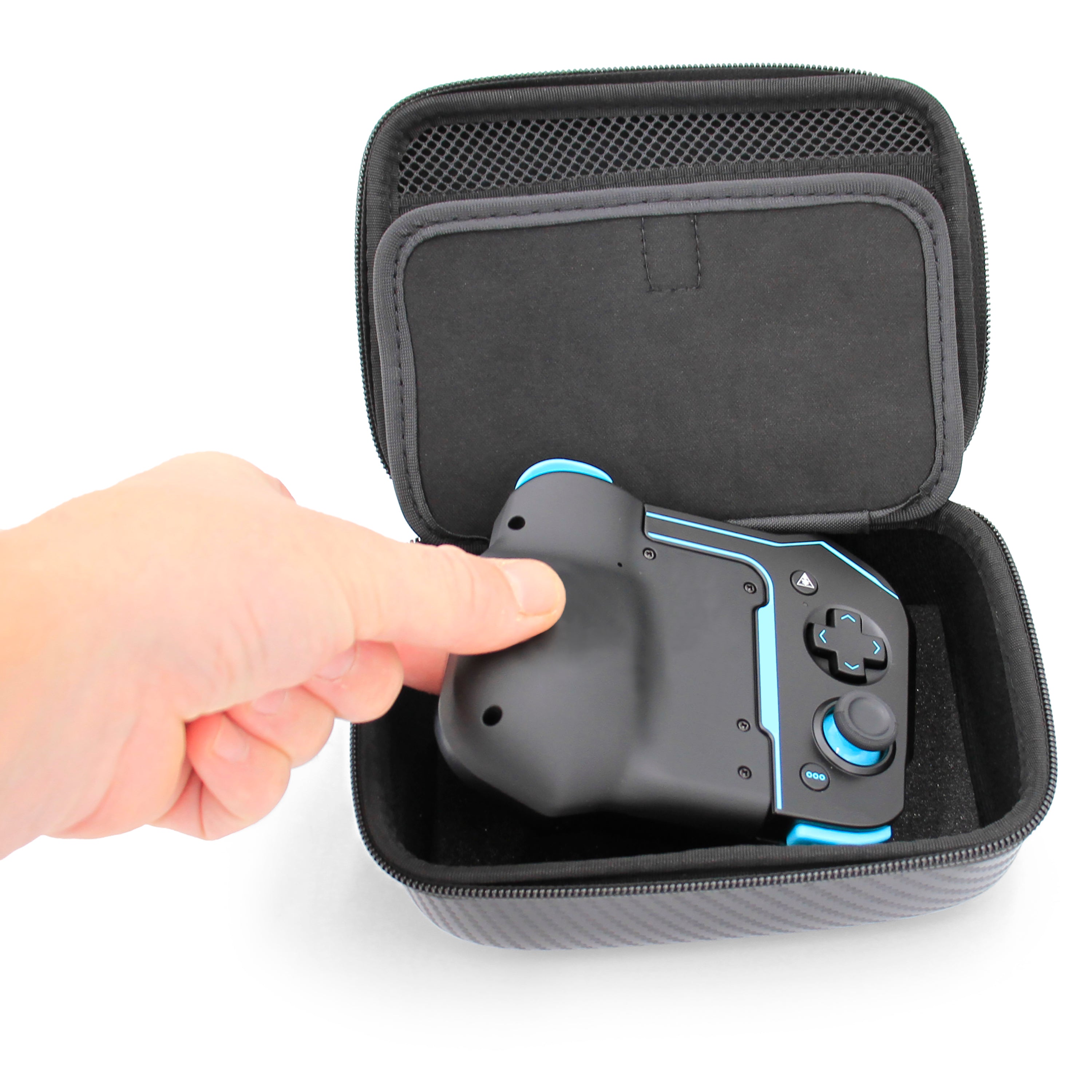 CASEMATIX Travel Case for Turtle Beach Atom Mobile Gaming Controller - Protective Storage Pouch for Android & Cloud Gaming Devices | Perfect for Travel, Commuting & Gaming On-The-Go