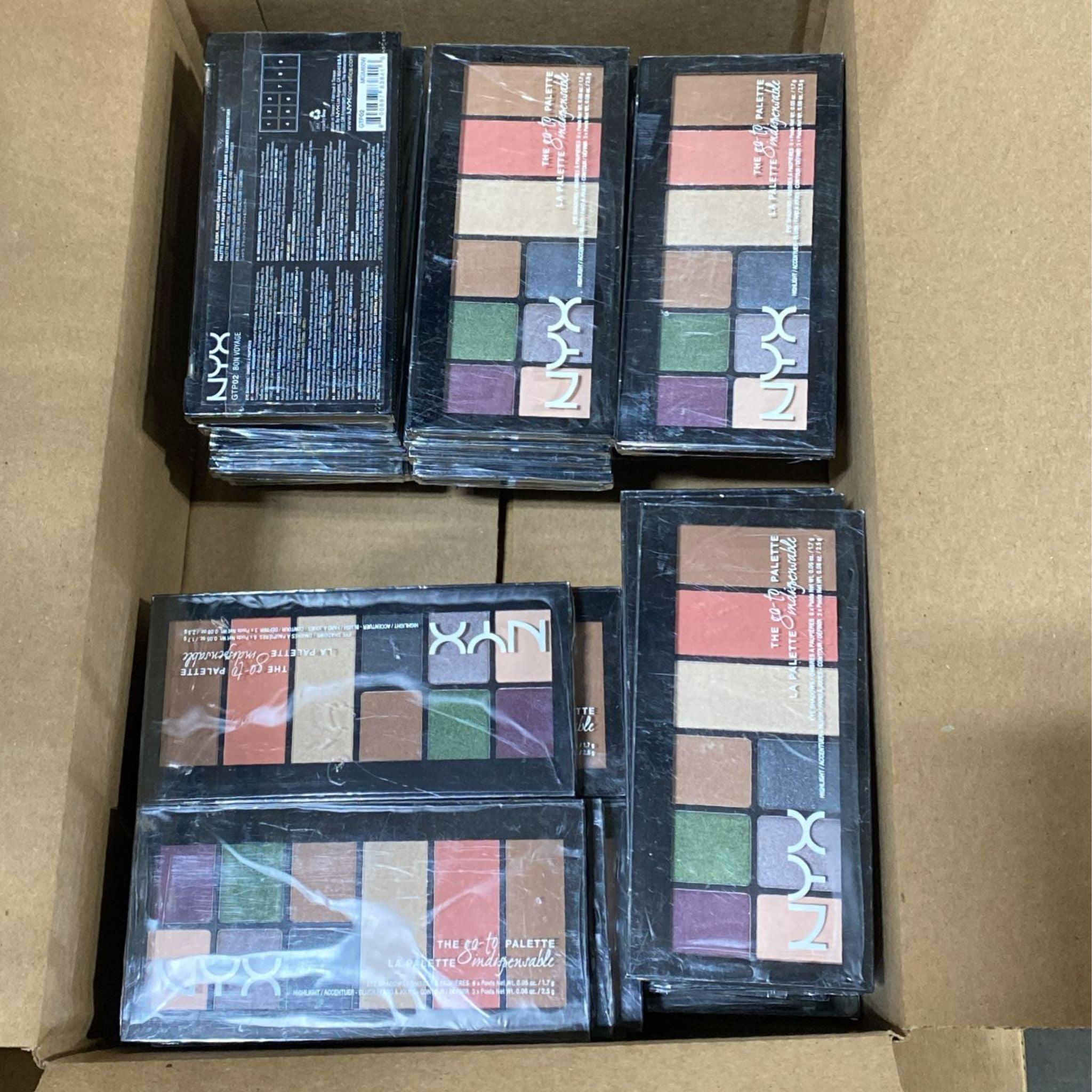 NYX The Go-To Palette Indispensable - 50 Piece Eyeshadow Set for Everyday Makeup | Perfect for Professional Artists & Beginners | Home, Travel & Salon Use