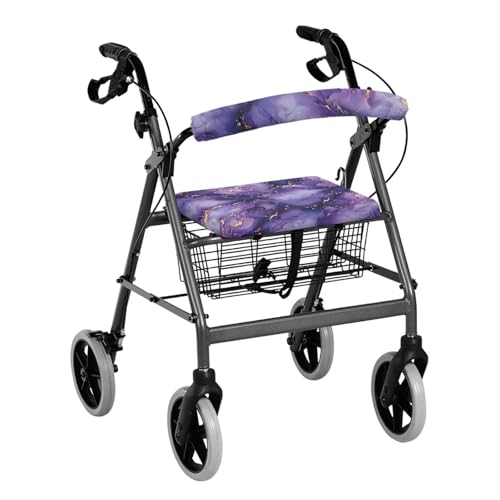 Purple Marble Print