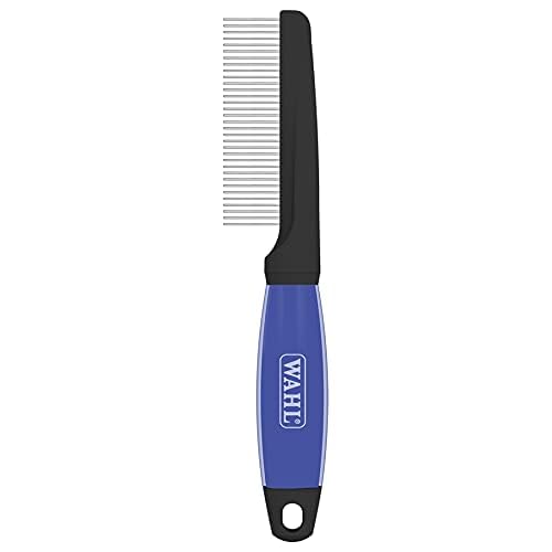 Wahl Canada Pet Grooming Comb with Long Stainless Steel Teeth - Model 58415 | Perfect for Dogs & Cats | Daily Detangling & Coat Care for Healthy Fur