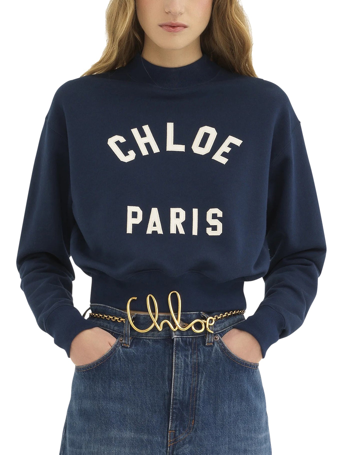 Chloé Iconic Small Belt for Women - Genuine Leather Waist Belt with Gold-Tone Buckle | Perfect for Dresses, Jeans & Office Wear