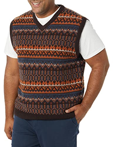 Deep Brown Fair Isle